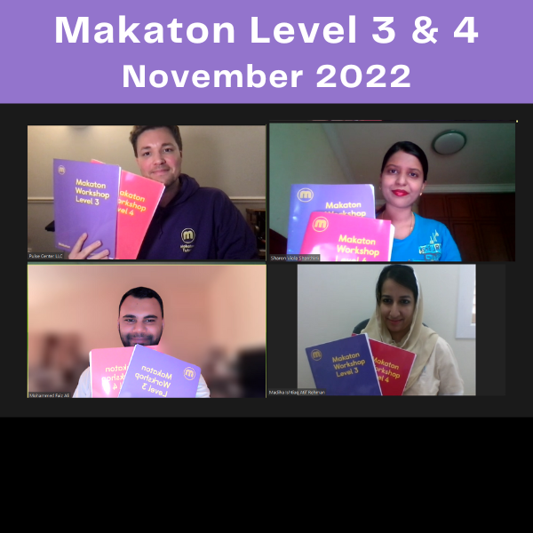 Congrats Makaton level 3 and 4 participants